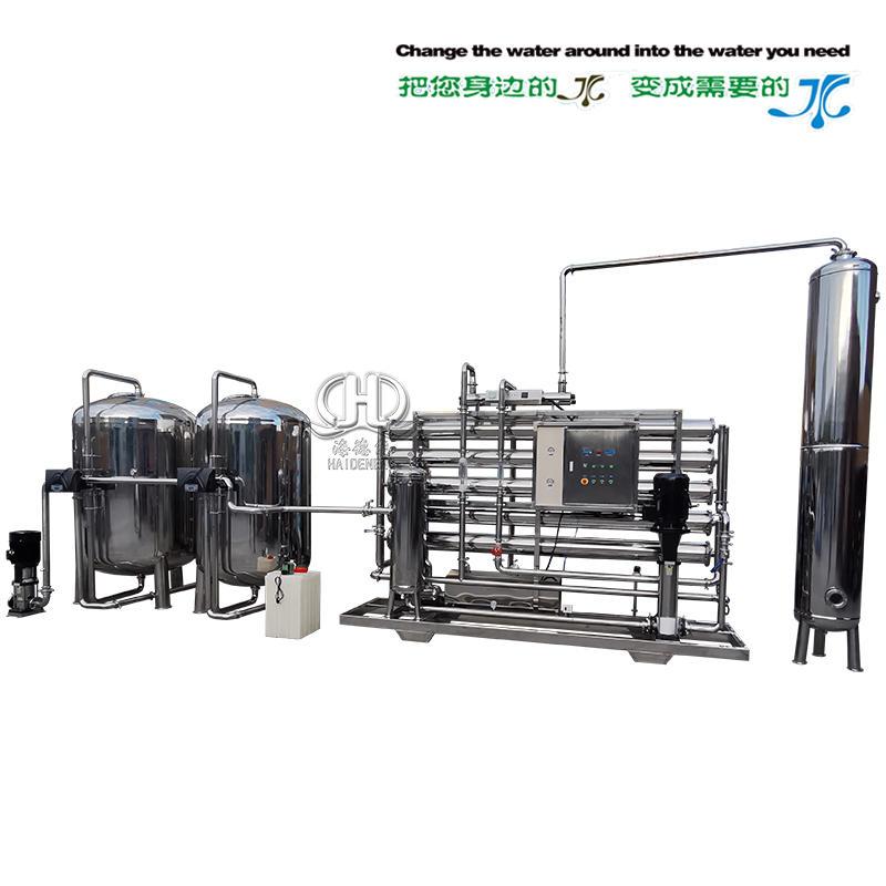 15噸全自動反滲透純水系統帶臭氧混合塔 15噸全自動反滲透純水系統帶臭氧混合塔