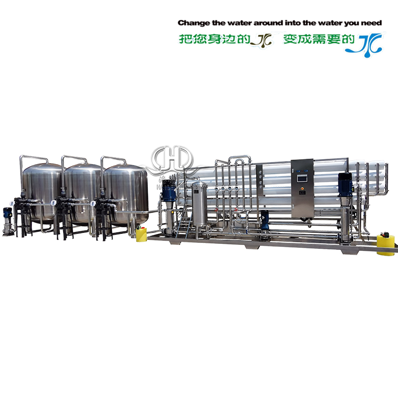 20噸全自動帶軟化二級反滲透純化水設備 20噸全自動帶軟化二級反滲透純化水設備